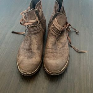 Free people size 8 genuine leather boot